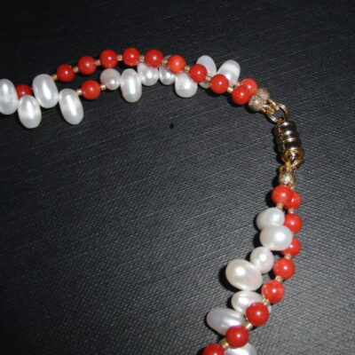 Pearled Corals Necklace