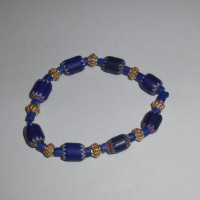 Blue Chevron Gold